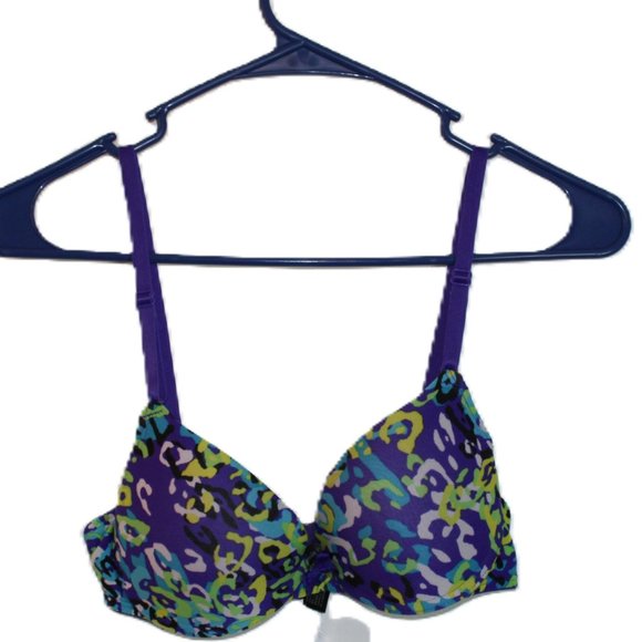 Smart Sexy Underwire Bra Size 34B Purple-Aqua-Black-Mustard - Picture 1 of 9